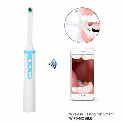 Layopo Wireless Wifi Oral Dental Endoscope 8 Adjustable LED Lights Intraoral Camera HD Video For Ios Android Teeth Inspection Endoscope