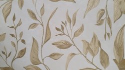 Wallpaper KA15704 - Leaves Silver
