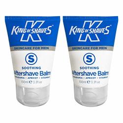 King Of Shaves Soothing Aftershave Balm 2 X 3.3 Fl Oz - Twin Pack