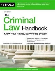 The Criminal Law Handbook - Paul Bergman Paperback