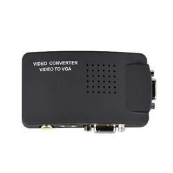Sllea Rca Composite Av S-video To Vga Converter Box For DVD Dvr Vcr Monitor Cheap
