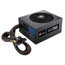 Corsair Professional Series Hx750 750w High Performance Modular Power Supply - 80plus Gold Certified Connectors: Atx 1 Eps