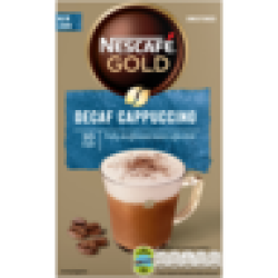Gold Decaf Cappuccino 10 X 15G