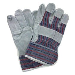 Pinnacle Candy Stripe Gloves Chrome Leather