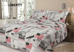 Simon Baker Printed Quilted Bed Spread Liberty Various Sizes - King - 270CM X 270CM + 2 Pillowcases 50CM X 70CM + 5CM Liberty