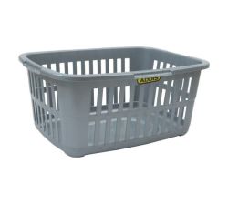 Addis Rectangle Laundry Basket - Steel - 50 Litre