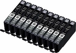 Metro Market 10 Pcs Cli 251XL Ink Cartridges Compatible For Canon CLI-251 High Yield Work With Canon Pixma IP8720 MG6320 MG7120 MG7520 Printer