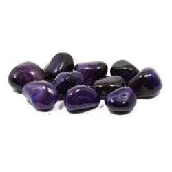 Purple Agate Tumble Stones 20-25MM Single Stone