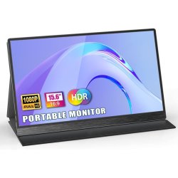Portable Monitor 15.6" Buysave Sibolan Full HD Incl Free Portable MINI Stand
