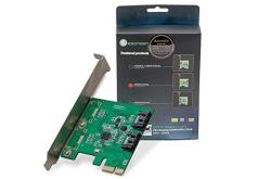 IO Crest 2-PORT Sata III Pcie 2.0 X2 Controller Card Green SY-PEX40039