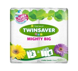 Mighty Big Roller Towel White 1 X 2'S