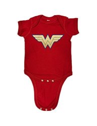 Wonder Woman Glitter Cute Baby Bodysuit Creeper Humorous Baby Showers Gifts Romper 6 Month Red