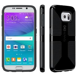 Speck Candyshell Grip Case For Samsung Galaxy S6 - Black And Grey