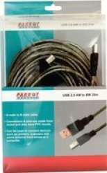 Parrot USB 2.0 Am To Bm Cable 20 Meters