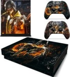 Decal Skin For Xbox One X: Scorpion Fire
