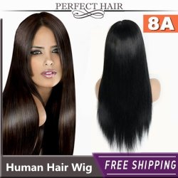 Hair Wig Straight Full Lace Wig 8A Perfect Hair