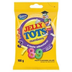 Jelly Tots Lick And Learn Numbers 100G