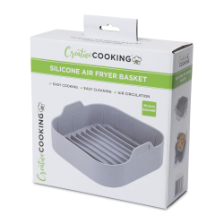 Creative Silicone Air Fryer Basket Square