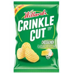 Willards - Chips Cheese & Onion 125G