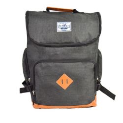 Eco Earth Eco Urban Trendy Backpack With Laptop Sleeve With Hook & Loop - Black