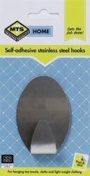 Home Large Oval Stainless Steel Hook