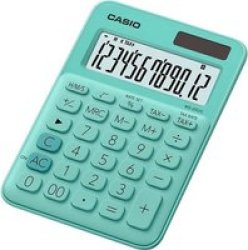 Casio MS-20UC Desktop Calculator - Green