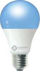 Connex Connect Smart Technology A60 470 Lumen Screw LED Bulb 6W Rgbw