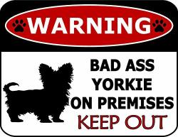 Warning Bad Ass Basset Hound On Premises Keep Out Dog Sign SP1181 
