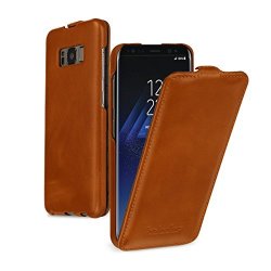 Samsung Galaxy S8 Case Leather Samsung Galaxy S8 Cover Genuine Leather Up Down Case Flip Down Case Keledes Samsung Galaxy S8 Real Leather Flip