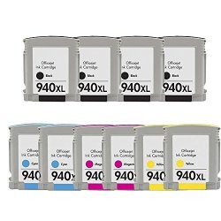 Rightink 10PACK 4BK 2C 2M 2Y Replacement For HP940XL 940XL Ink Cartridges Fit For Hp Officejet Pro 8000 8500 Series