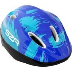 Slazenger Kids Helmet Blue Pattern -
