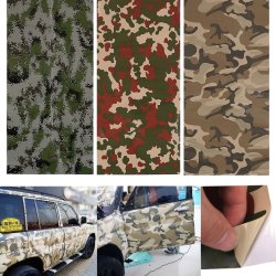 INCH 60X24 Army Camo Camouflage Desert Vinyl Film Wrap Sticker Air Bubble Free