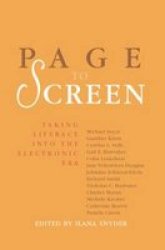Page to Screen: Taking Literacy into the Electronic Era