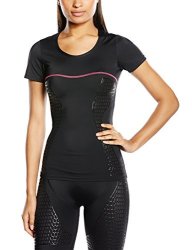 Shock Absorber Women's Ultimate Body Support Short Sleeved Top - Black Xl