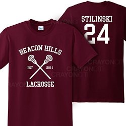 Mars Ny Women's Men's Teen Wolf Beacon Hills Lacrosse Stilinski 24 Hoodie Medium