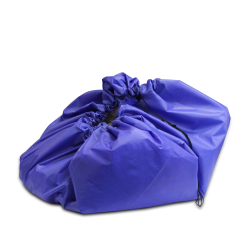 Foldable Toy Clean Up Bag - Blue