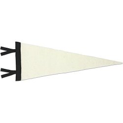Dimensions Large Pennant With Ties 72-74376