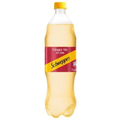 Soft Drink Ginger Ale Plastic Bottle 1 L