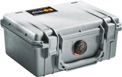 Pelican 1150 Camera Case With Foam Silver