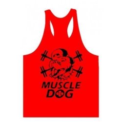 Muscle Dog Vest Red