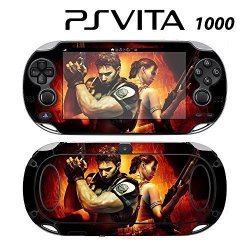 Decorative Video Game Skin Decal Cover Sticker For Sony Playstation Ps Vita PCH-1000 - Resident Evil