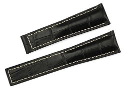 Istrap Watch Band 22 18MM Cowhide Leather Strap Original Style Deployment Watch Band Fit Tag Heuer Carrera Monaco