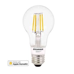 Sylvania Smart+ Bluetooth Soft White Filament A19 LED Bulb Works With Apple Homekit And Siri Voice Control No Hub Required For Set Up