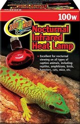 Zoo Med Nocturnal Infrared Incandescent Heat Lamp 100 Watts