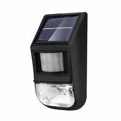 Pstars Solar Wall Lamp Bright Intelligent Induction Wall Lamp LED Waterproof Human Body Induction Light Stainless Steel Material Light For Outdoors Villa Courtyard Corridors Garden