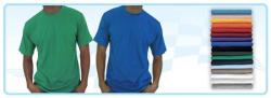 Plain Cotton Crew T Shirts - M Navy Blue