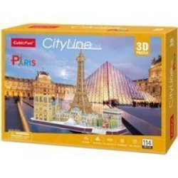 CubicFun Cubic Fun City Line Paris 114 Piece 3D Puzzle