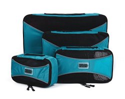 Pro Packing Cubes 4 Piece Travel Packing Cube Value Set - Ultra Lightweight Luggage Organizers - Great For Duffel Bags Carry On Luggage