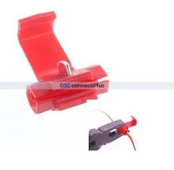 Quick Splice Wire Connector Harness Retaining Clip Holder Red 5 Pcs ..