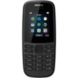 Nokia 105 Black 4G Dual Sim Mobile Handset 4MB Vodacom